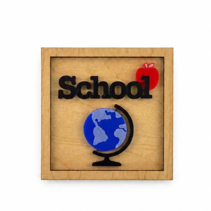 Back to School interchangeable event tile