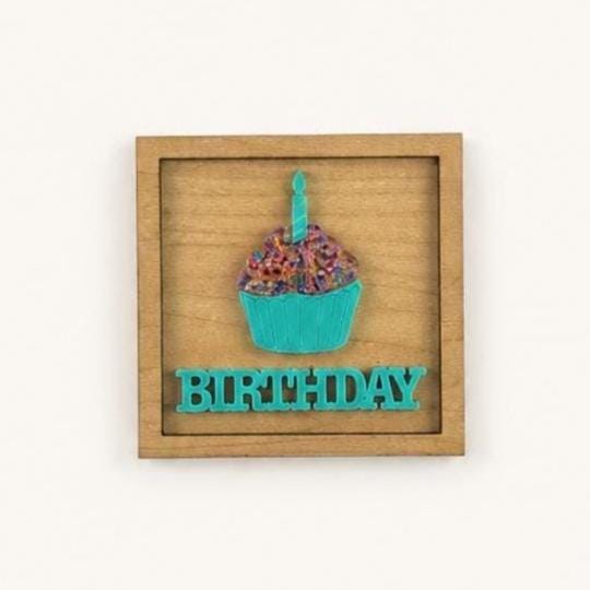 Birthday interchangeable event tile