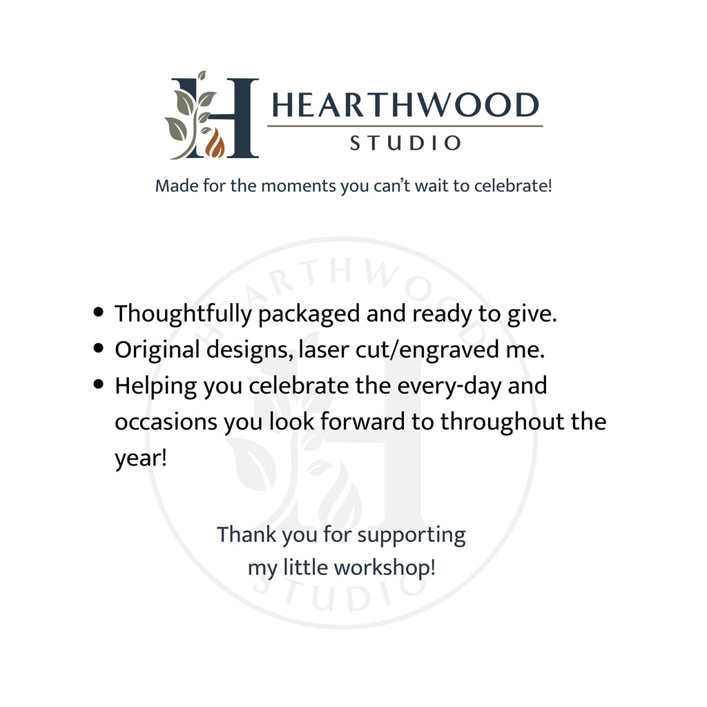 Hearthwood Studio packaging and product information